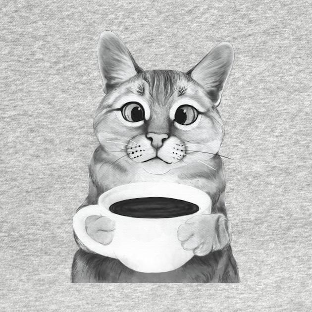 Coffee Cat by LauraGraves